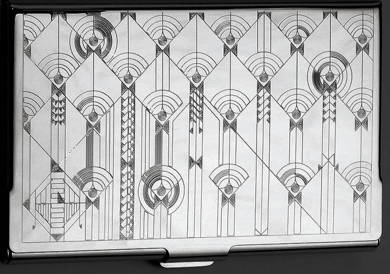 Frank Lloyd Wright Geometric & Sumac Ties 