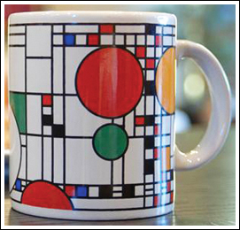Frank Lloyd Wright Coonley Playhouse Mug 