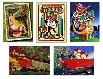 (5) Group of Holiday Cards 