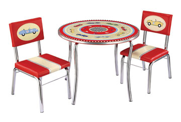 Retro Racer Table and Chair Set