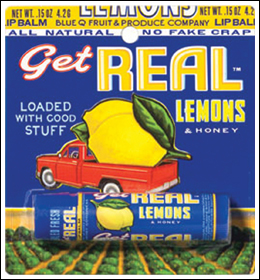 Real Lemon Lip Balm 